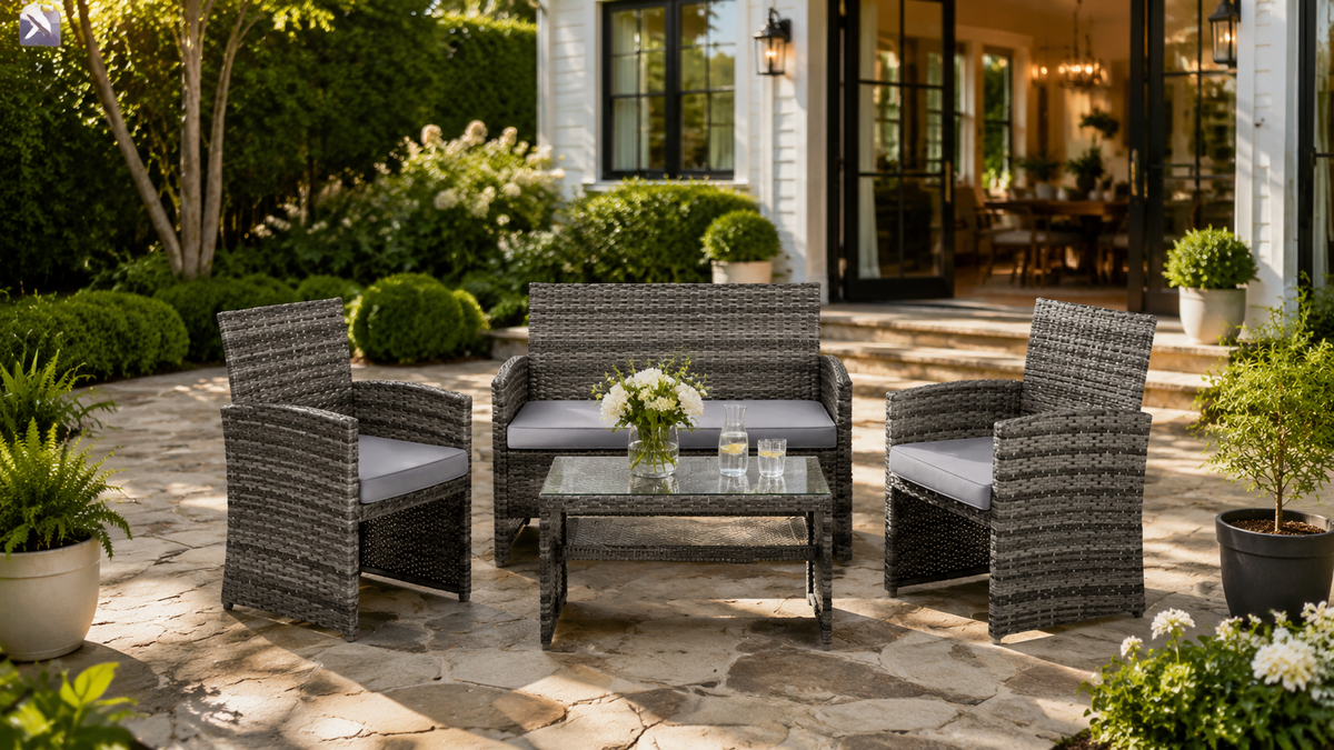 $85 Patio Furniture Deal | WareClear PE Wicker Set