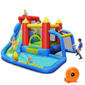 Kids Inflatable Water Bounce House with Slide & Splash Pool
