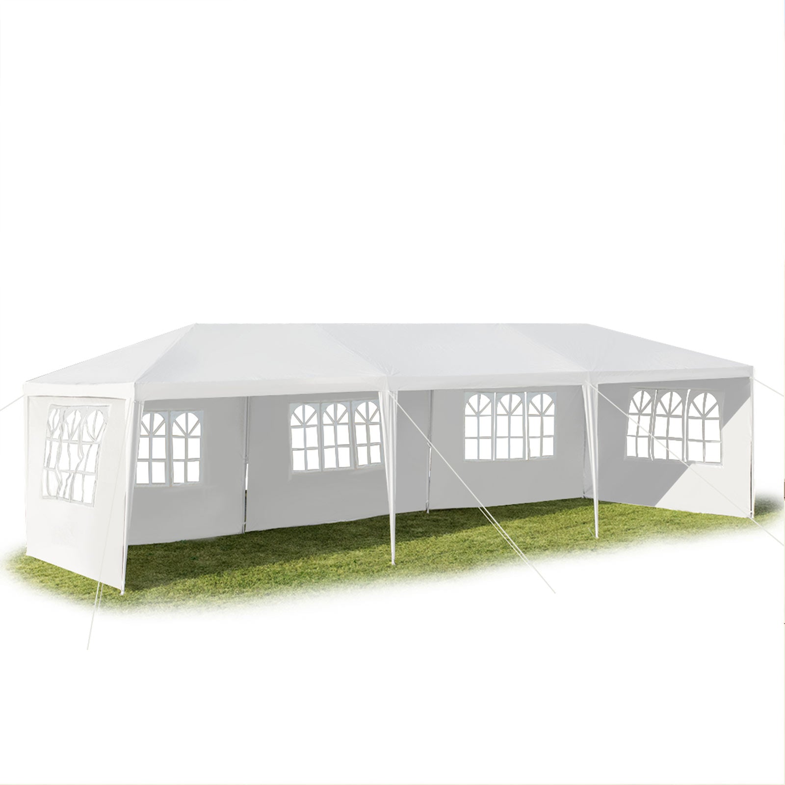 10×30ft Outdoor Wedding Party Tent with 5 Removable Sidewalls