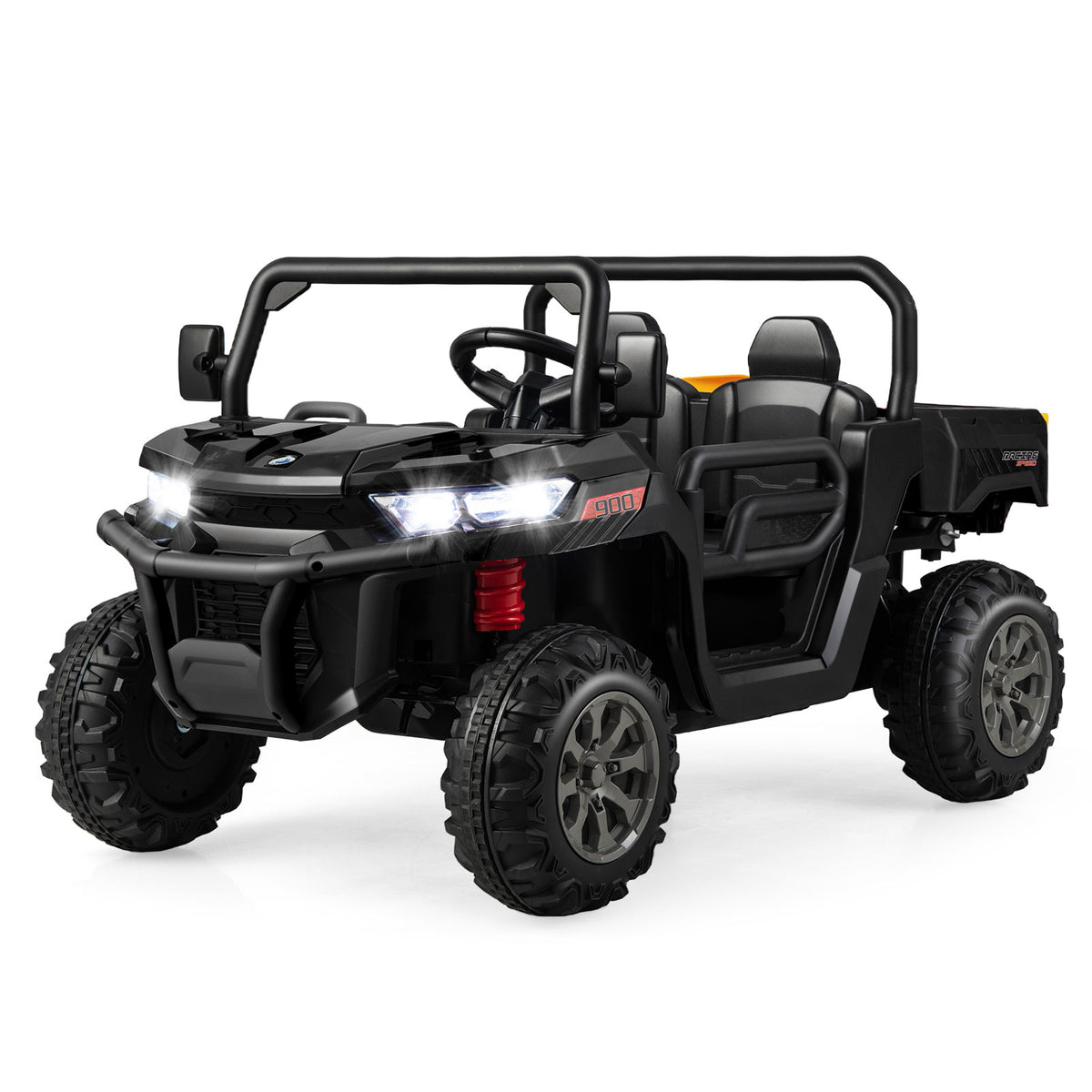 12V 2-Seater Kids Ride-On Dump Truck with Power Dump Bed