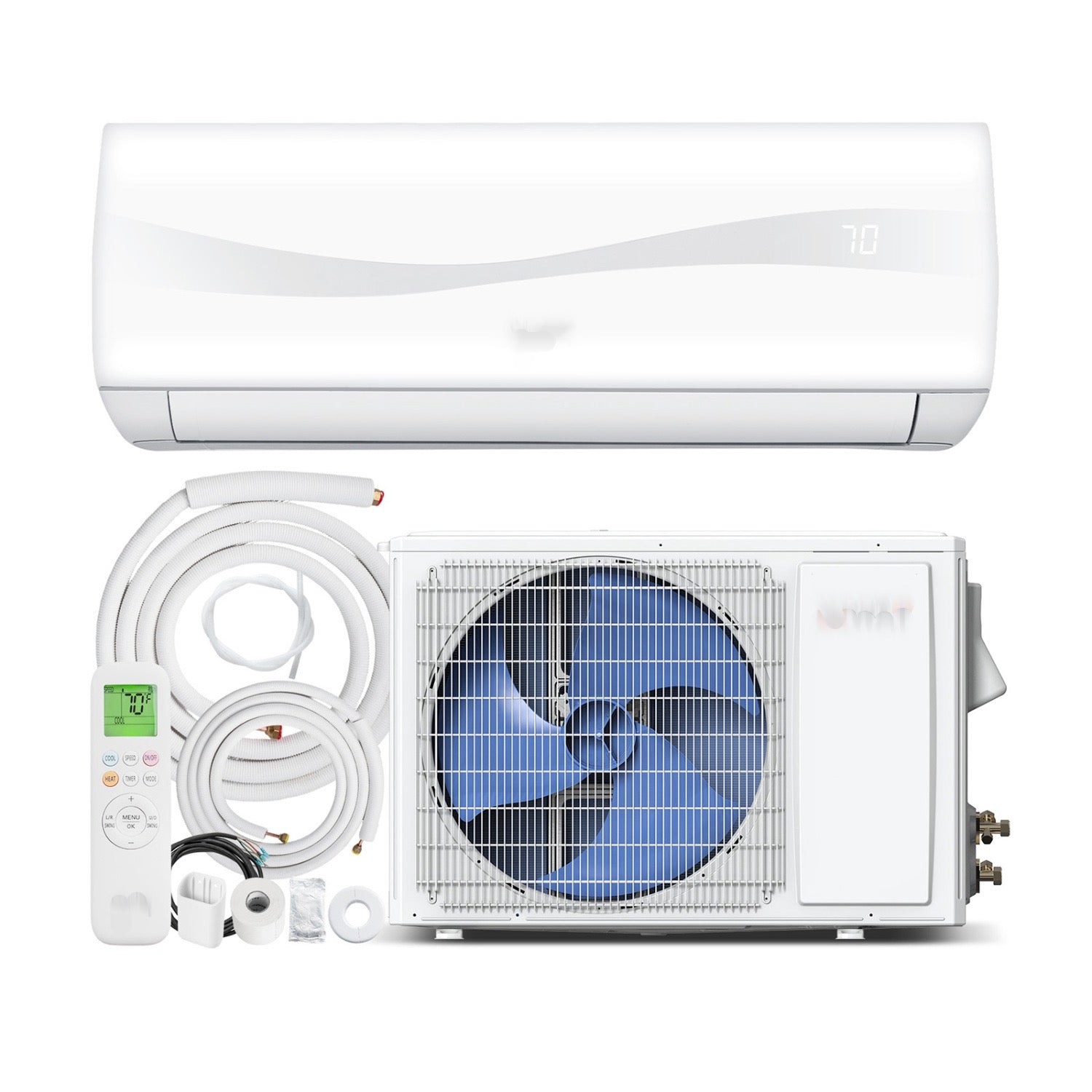 Blast Series 9100 BTU 19 SEER2 208-230V Mini Split Air Conditioner with Heat Pump