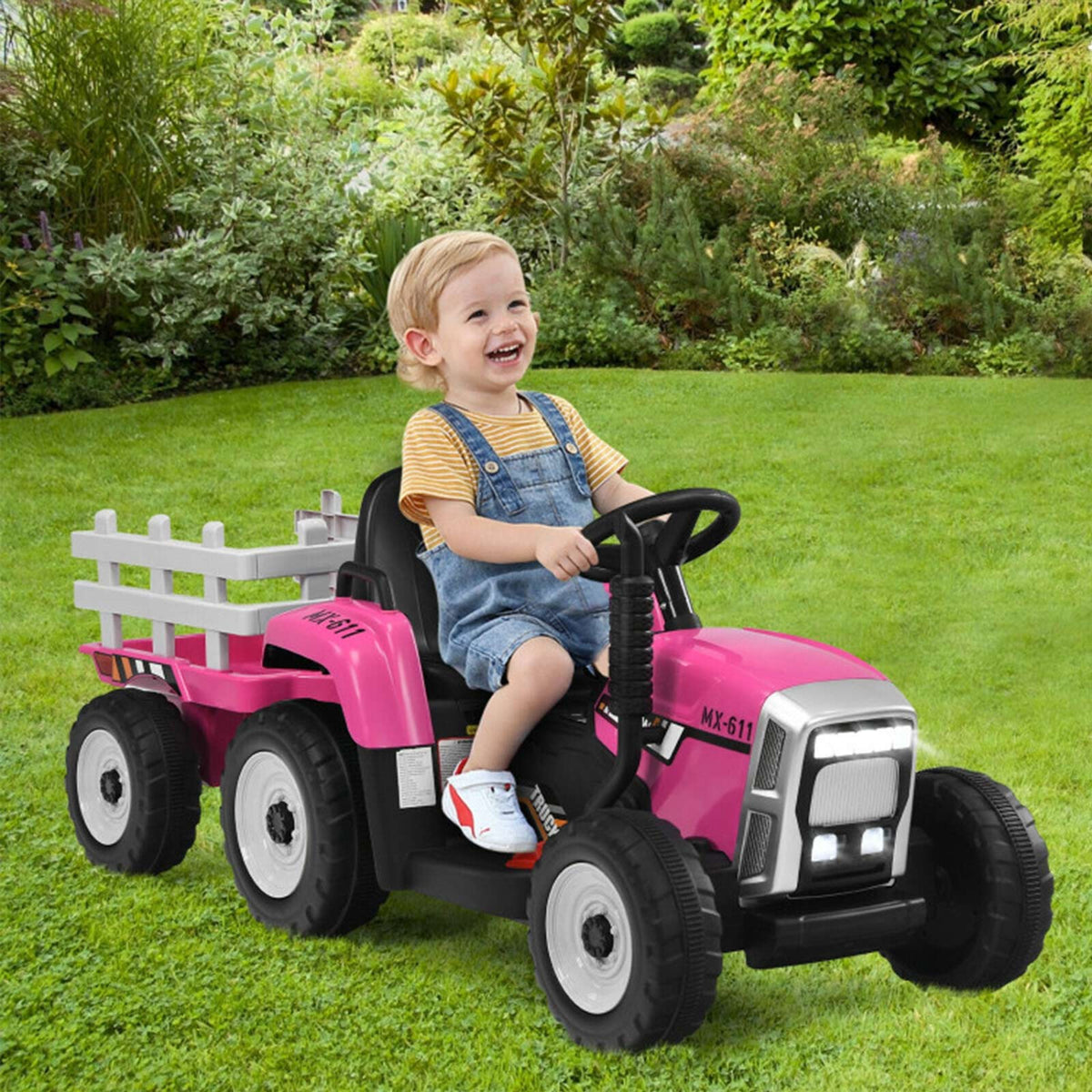 12V Kids Ride-On Tractor with Front Loader
