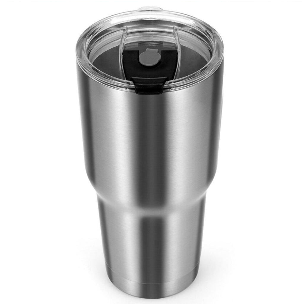 30 oz Vacuum-Insulated Stainless Steel Tumbler with Lid