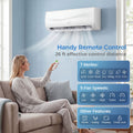 9100 BTU Mini Split AC with Heat Pump 19 SEER2