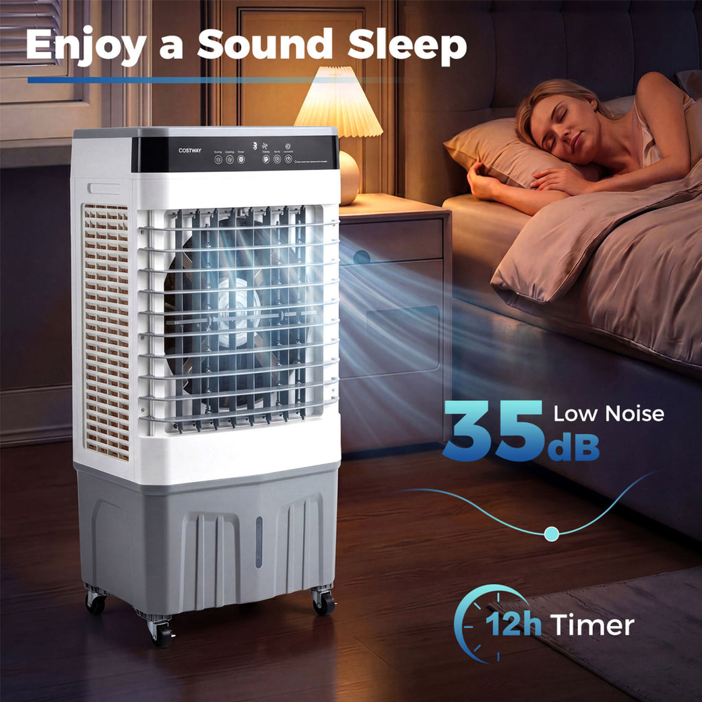 2100 CFM Portable Evaporative Air Cooler with Remote