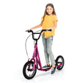 Height Adjustable Kid Kick Scooter with 12 Inch Air Filled Wheel