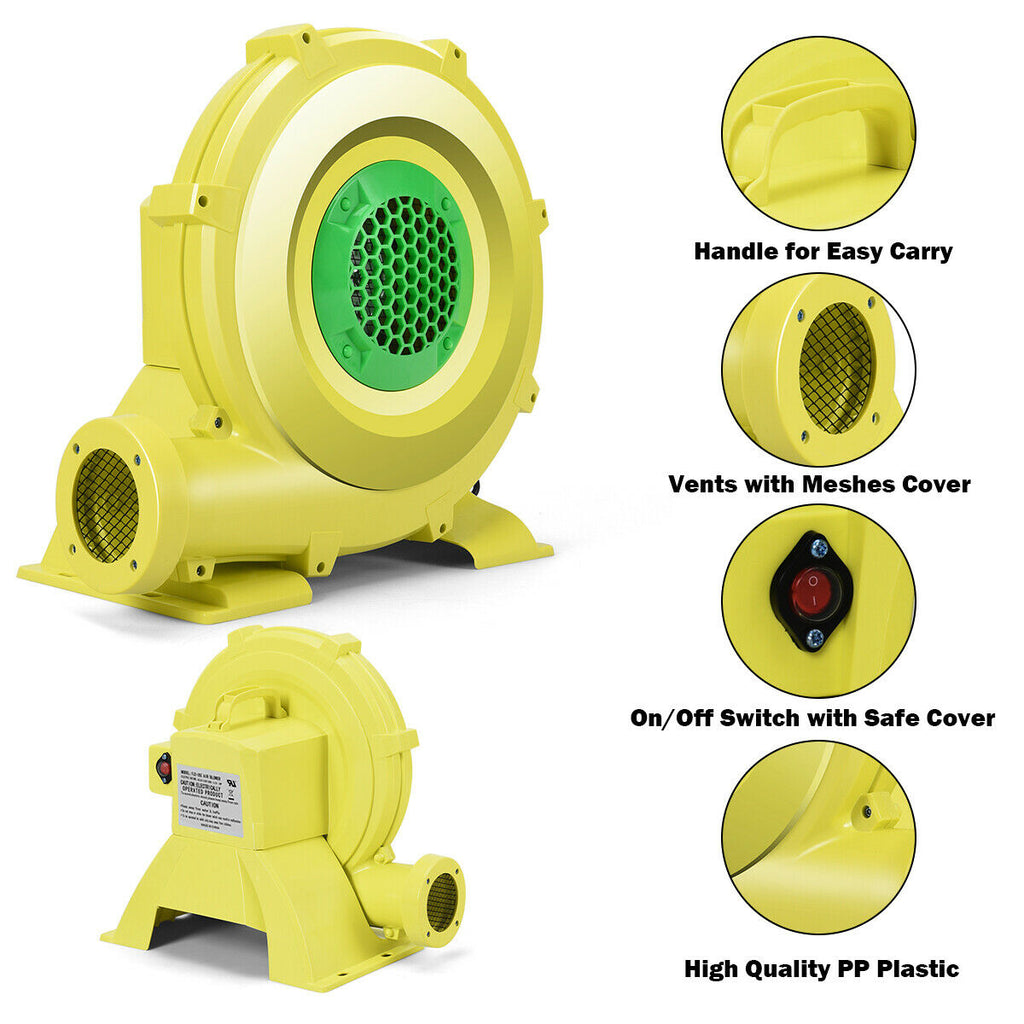 480/735/950 W 1.0 HP Air Blower Pump Fan for Inflatable Bounce House