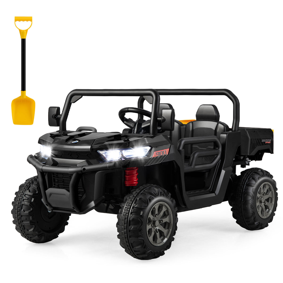 12V 2-Seater Kids Ride-On Dump Truck with Power Dump Bed