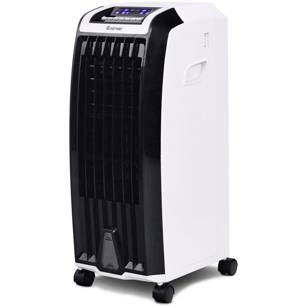 Portable Evaporative Air Cooler with 3 Wind Modes and Timer for Home Office
