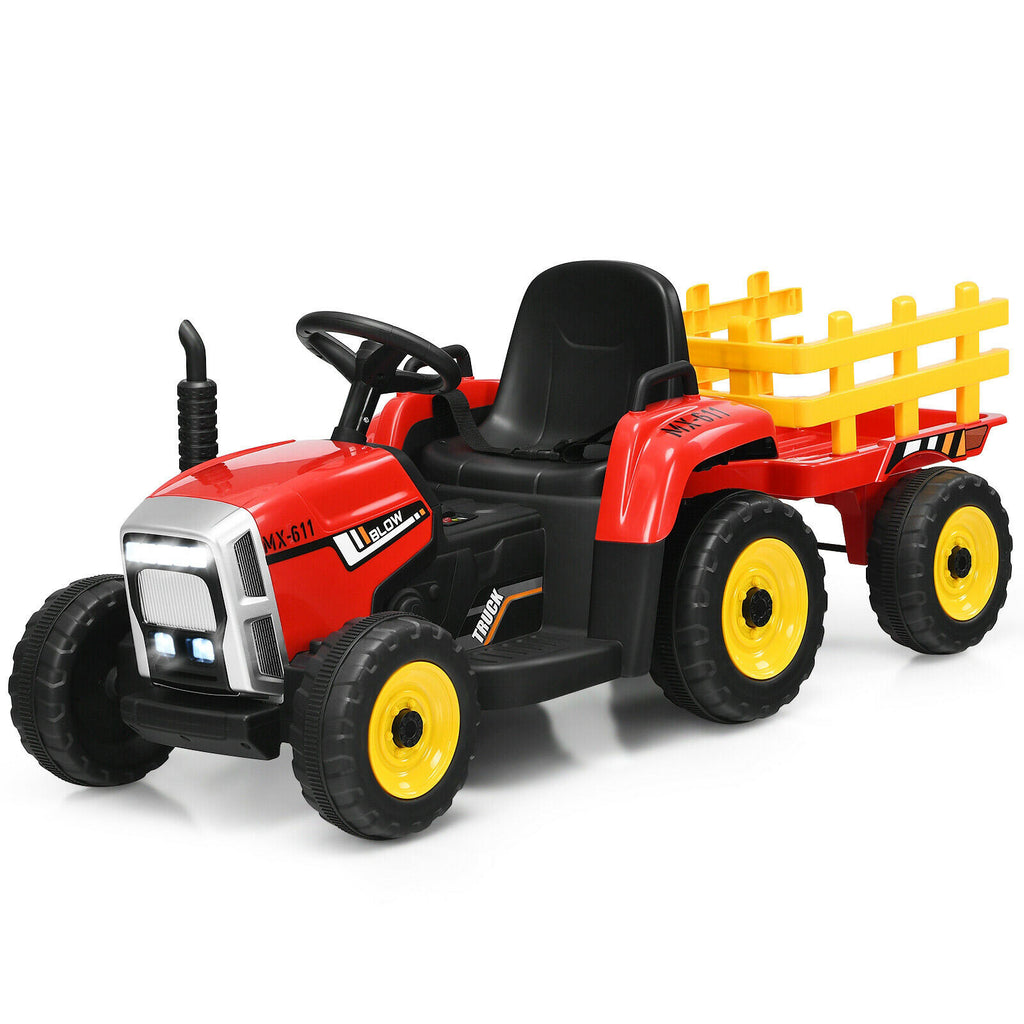 12V Kids Ride-On Tractor with Front Loader