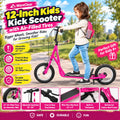 12-Inch Kids Kick Scooter with Air-Filled Tires