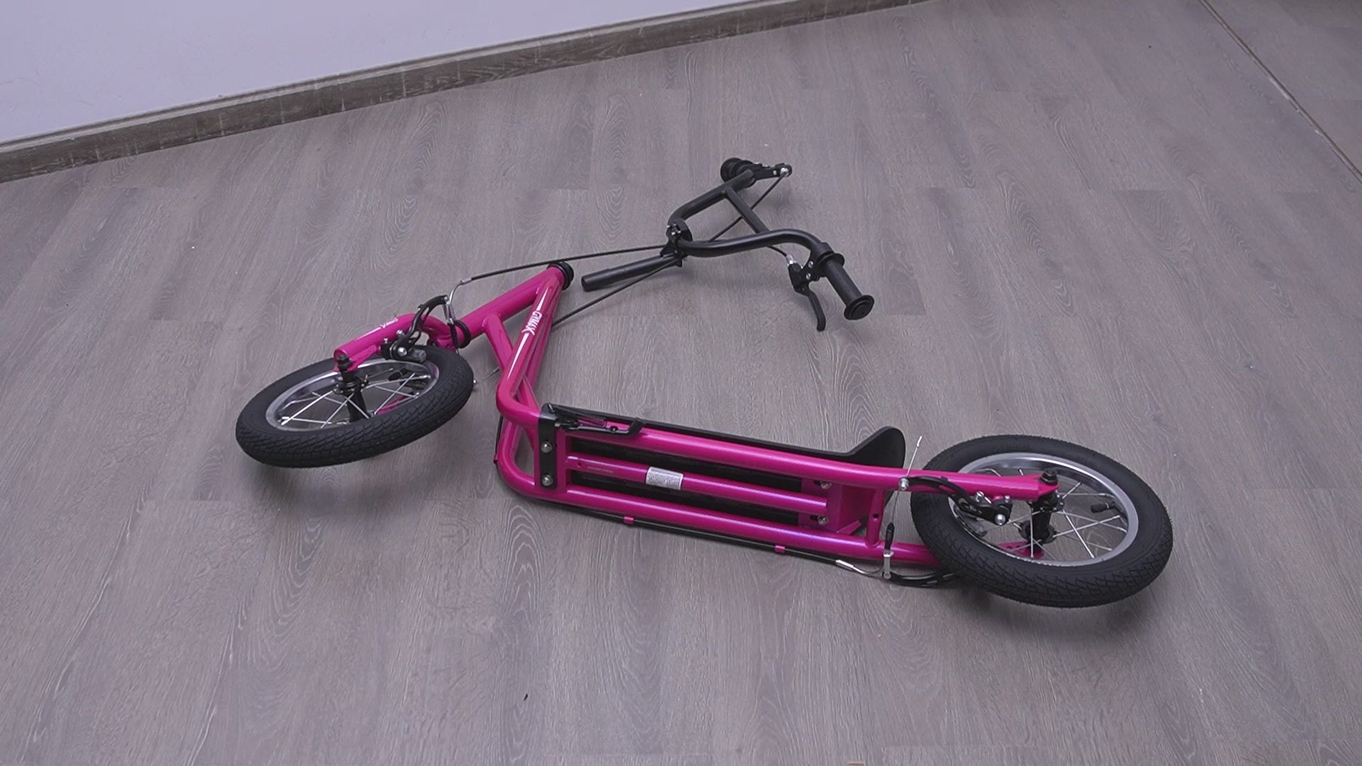 Height Adjustable Kid Kick Scooter with 12 Inch Air Filled Wheel